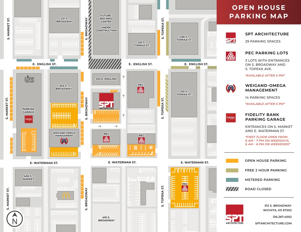 40th Anniversary Celebration Parking Map