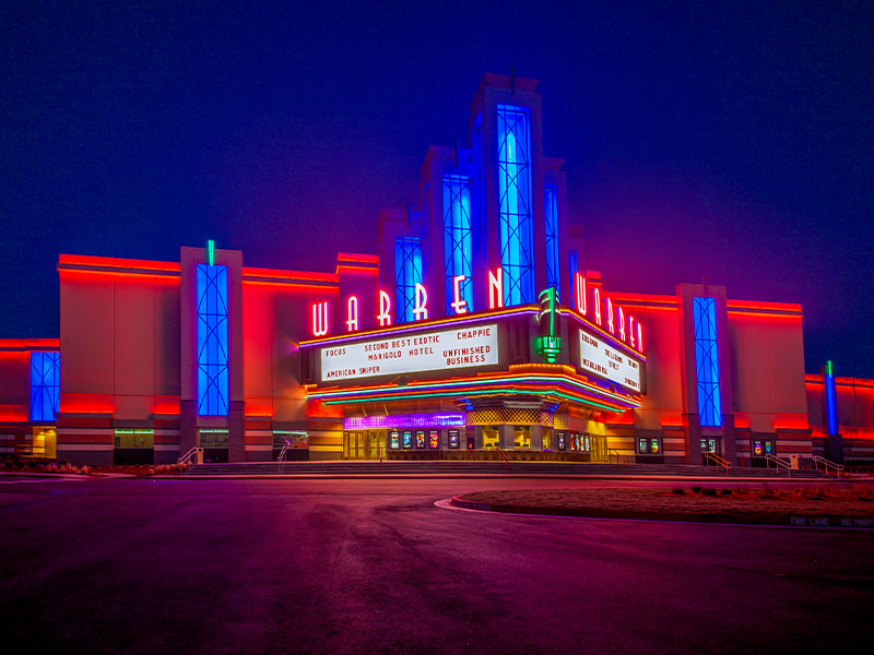 Warren Theatres Exterior